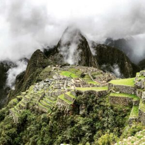Imagen panorámica de las ruinas de Machu Picchu