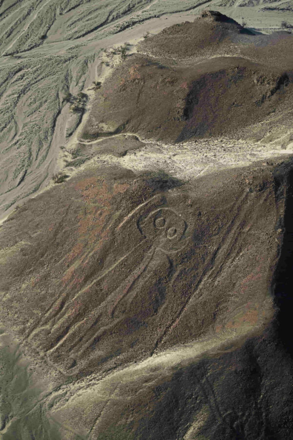 Imagen aérea de las Líneas de Nazca